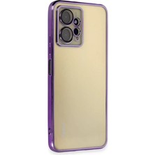 Redmi Note 12 4g Kılıf Lensli Silikon - Mor