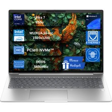 Hp Probook 4 G1I Aı Intel® Core Ultra 7 255U 64GB Ddr5 1tb SSD 16" Wuxga (1920 x 1200) IPS 300 Nits WIN11PRO Taşınabilir Bilgisayar WCT9M3ETEX12