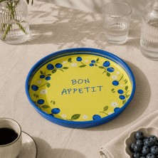 Sarkap Home 26 cm Mavi Bon Appetit Meyve Tabağı