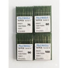 Mavi Makina Polo Needle Ev Tipi Dikiş Makinası Iğnesi 11-12-14-16 No (40ADET)