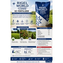 Agroglop Rigel World Canis Ec Fertilizer Mikro Bitki Besin Maddeleri Karışımı – Bor, Demir, Mangan ve Çinko Içerikli Toz Gübre 1 kg
