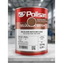 Sütlü Kahve Selülozik Boya 2.5 kg Yeni Versiyon 2.25 Litre