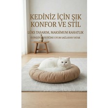 Empressco Arabamakss Modern Tasarım Yuvarlak Kedi Yatağı - Premium Kumaş Konforlu Kedi Minderi - Fiyatı, Yorumları
