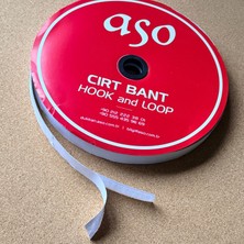 Aso 5 cm Cırt Bant Şerit Arkası Güçlü Yapışkanlı 25 Metre Takım - Beyaz, 5 cm