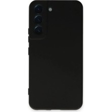 Bilfold Samsung Galaxy S22 Kılıf Nano Içi Kadife Silikon - Siyah
