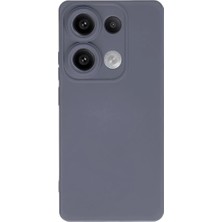 Bilfold Xiaomi Redmi Note 13 4g Kılıf Nano Içi Kadife Silikon - Gri
