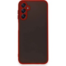 Bilfold Samsung Galaxy A25 5g Kılıf Montreal Silikon Kapak - Kırmızı