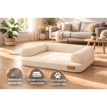 Empressco Quno Serena Yüksek Kenarlı Premium Kedi Köpek Yatağı – Kalın Süngerli Minder - Fiyatı, Yorumları