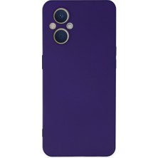 Bezos Reno 7 Lite Kılıf Nano Içi Kadife Silikon - Mor