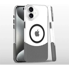 Bilfold Joko Iphone 16 Plus Carbon Puzzle Magsafe Kapak - Beyaz