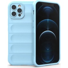 Bilfold Apple Iphone 12 Pro Kılıf Optimum Silikon - Sky Blue