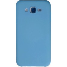 Bilfold Samsung Galaxy J7 Kılıf Nano Içi Kadife Silikon - Mavi