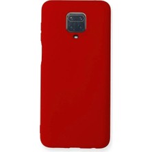 Bilfold Xiaomi Redmi Note 9 Pro Kılıf Nano Içi Kadife Silikon - Kırmızı