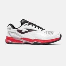 Joma TELCS2632AC Electric Sert Kort Erkek Tenis Ayakkabısı - Beyaz/kırmızı