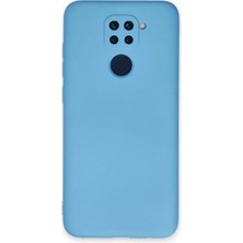 Bilfold Xiaomi Redmi Note 9 Kılıf Nano Içi Kadife Silikon - Mavi