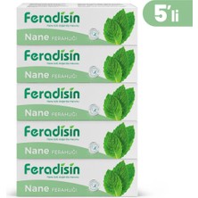Feradisin Gimdes Helal Sertifikalı Nane Ferahlığı Diş Macunu 5 Li Set