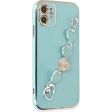 Bilfold Apple Iphone 12 Kılıf Esila Silikon - Su Yeşili