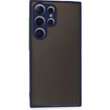 Bilfold Samsung Galaxy S24 Ultra Kılıf Montreal Silikon Kapak - Lacivert