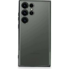 Bilfold Samsung Galaxy S23 Ultra Kılıf Razer Lensli Silikon - Yeşil