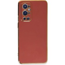 Bilfold One Plus 9 Pro Kılıf Volet Silikon - Kırmızı