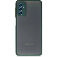 Bilfold Samsung Galaxy M52 5g Kılıf Montreal Silikon Kapak - Yeşil