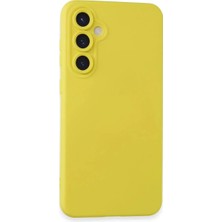 Bilfold Samsung Galaxy S24 Kılıf Nano Içi Kadife Silikon - Sarı