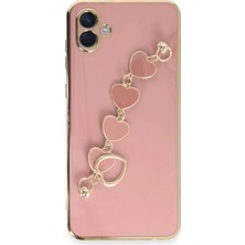 Bilfold Samsung Galaxy A04E Kılıf Esila Silikon - Pudra
