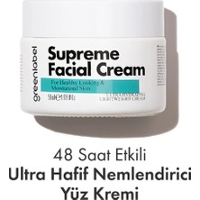 Greenlabel  Ultra Nemlendirme Etkili Supreme Facial Yoğun Nemlendirici Yüz Bakım Kremi 50 ml