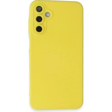 Bilfold Samsung Galaxy A25 5g Kılıf Nano Içi Kadife Silikon - Sarı