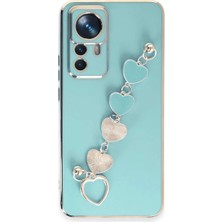 Bilfold Xiaomi Mi 12T Pro Kılıf Esila Silikon - Su Yeşili