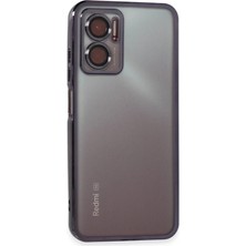 Bilfold Xiaomi Redmi 10 5g Kılıf Razer Lensli Silikon - Mor
