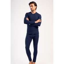 Obje Erkek Lacivert Comfort Termal Uzun Alt