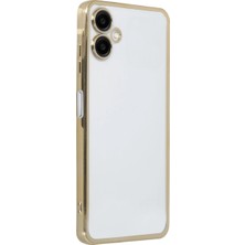 Bezos Galaxy A07 4g Razer Lensli Silikon - Gold