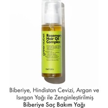Greenlabel Biberiye, Hindistan Cevizi Argan ve Isırgan Yağı ile Zenginleştirilmiş Biberiye Saç Bakım Yağı 100 ml