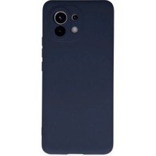 Bilfold Xiaomi Mi 11 Kılıf Nano Içi Kadife Silikon - Lacivert