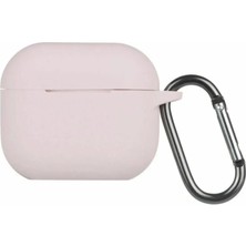 Bilfold Apple Airpods 3 (3.nesil) Hang Kılıf - Pudra