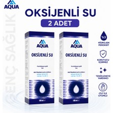 Aqua Oksijenli Su Plastik Şişe 100 ml 2 Adet
