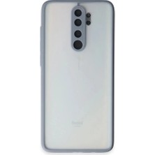 Bilfold Xiaomi Redmi Note 8 Pro Kılıf Montreal Silikon Kapak - Gri