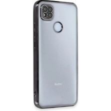 Bilfold Xiaomi Redmi 9c Kılıf Razer Lensli Silikon - Siyah
