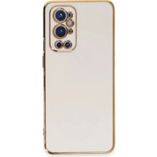 Bilfold One Plus 9 Pro Kılıf Volet Silikon - Beyaz