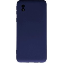 Bilfold Samsung Galaxy A01 Core Kılıf Nano Içi Kadife Silikon - Lacivert