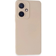 Bilfold Vivo Y27 Kılıf Nano Içi Kadife Silikon - Pudra