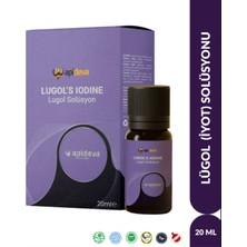 Apideva Iyot Lugol Damlası %2 Alkolsüz (Içilebilir - Sürülebilir - Helal Belgeli)