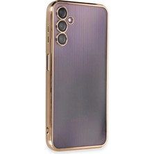 Bilfold Samsung Galaxy A14 4g Kılıf Razer Lensli Silikon - Gold