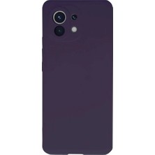 Bilfold Xiaomi Mi 11 Kılıf Nano Içi Kadife Silikon - Mor