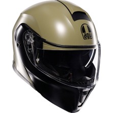 Agv Streetmodular Mono Matt Green Black Çene Açılır Kask