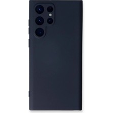 Bilfold Samsung Galaxy S24 Ultra Kılıf Nano Içi Kadife Silikon - Lacivert