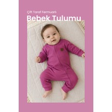 Çift Taraf Fermuarlı Bebek Tulumu Tulum
