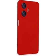 Renas Store C55 Kılıf Nano Içi Kadife Silikon - Kırmızı