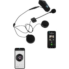 Uravas Store Mey Ithalat® Intercom Bluetooth Kask Kulaklık Motosiklet Kulaklık 5.0 Bluetooth